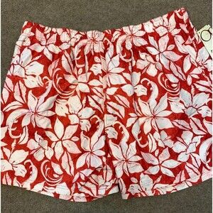 OP Ocean Pacific Swim Trunks Mens 2XL (44-46) Floral Lined Board Shorts